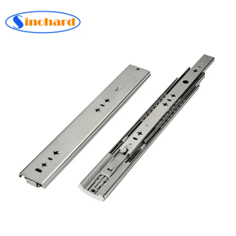 53mm high quality hardware kitchen drawer slides heavy duty drawer slide rail