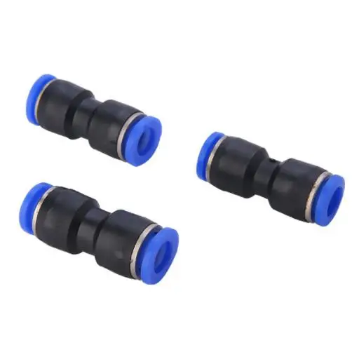 Maxair BSP Thread PU Type Black pipe fittings Plastic Push In Air Fitting Quick Connect Fitting