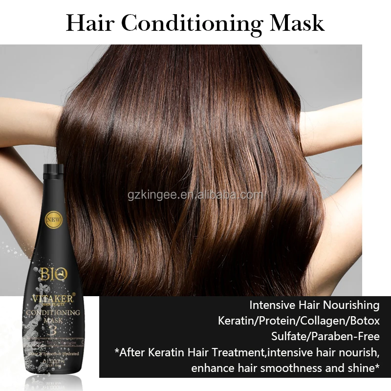 2022 New Formula Smoothing Straightening Bio Keratin Treatment for Extremely Dry Frizzy Dry Hair Salon Hair Care Set 1L