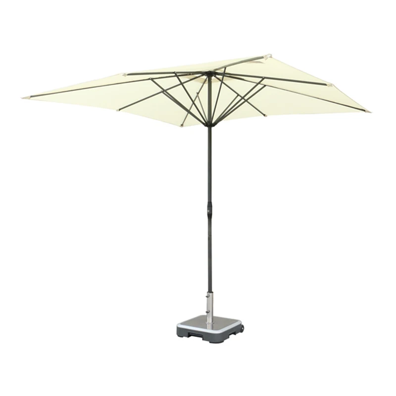 8.2Kg Polyester Fabric Aluminum Market Cantilever Umbrella Waterproof Customized Color With 360 Degree Rotating
