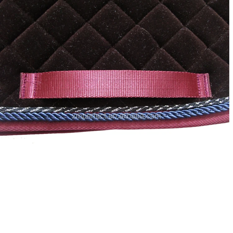 English Numnah Horse Saddle Blanket Velvet All-purpose Saddle Cloth Saddle Pad