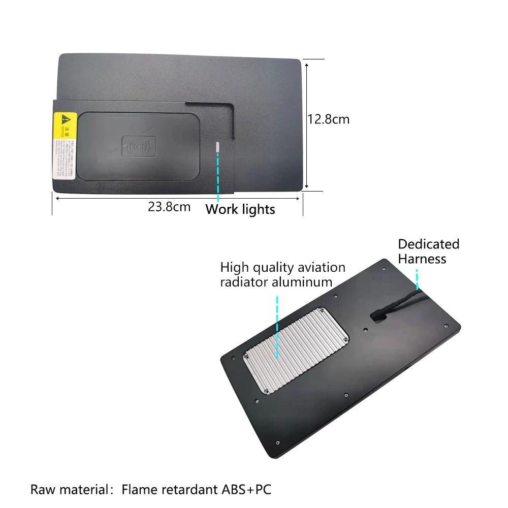 New mobile phone fast wireless charger e-fit Car charger 10W Car fast charger For Audi 2015 2023 A4L central control 2