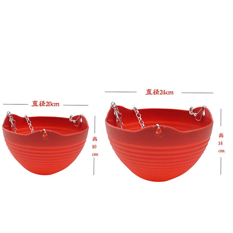 Plastic planters pot Hanging basket balcony hanging flower pot