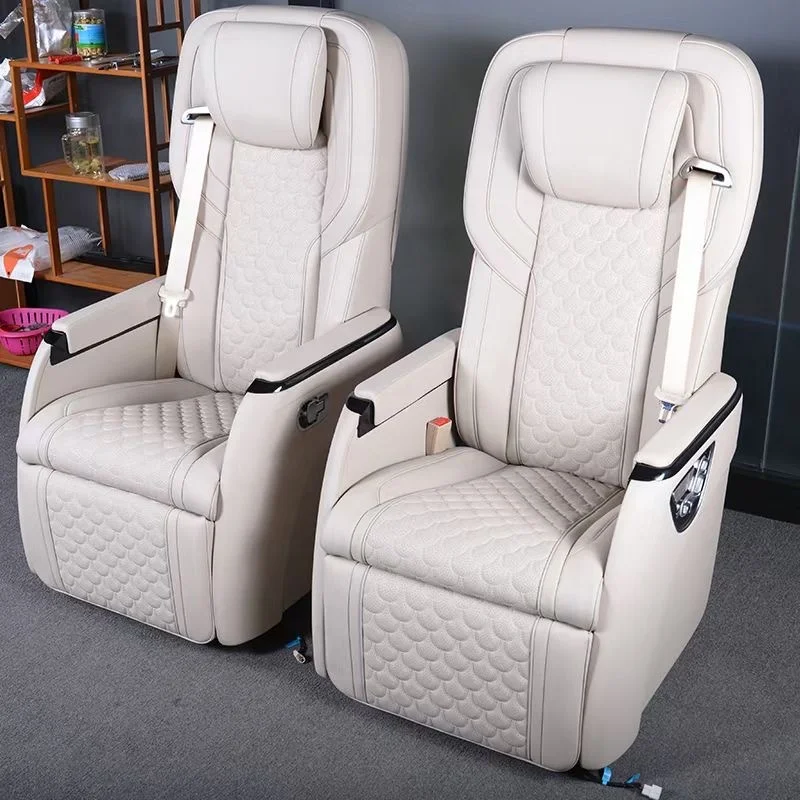 Vip Luxury Electric Recline Custom Leather Seat For Tunning Mpv Van Campervan Limousine