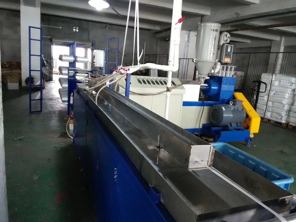 Automatic  Biodegradable Twist Composite Cord Strap Making Machine For Packaging