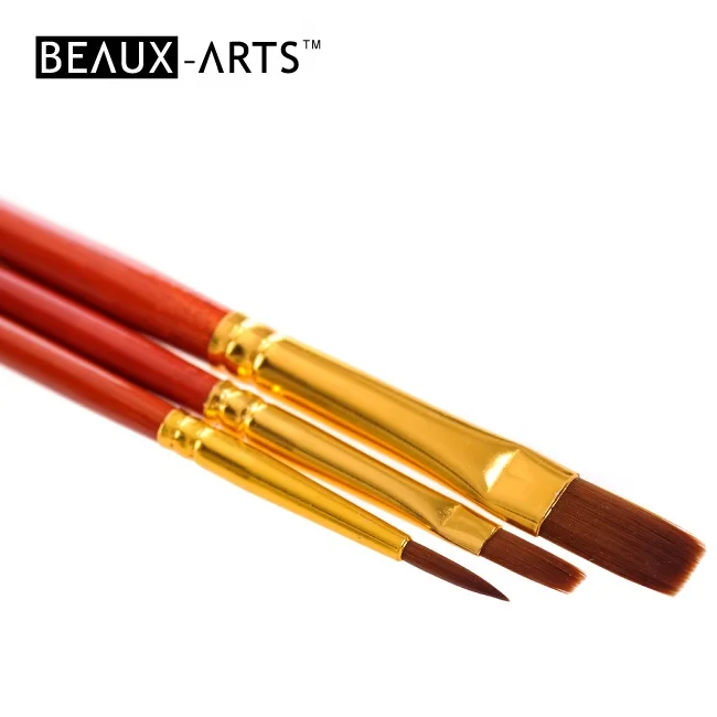 Value Pack Artist Art Paint Brush Set Acrylic Painting with short handle