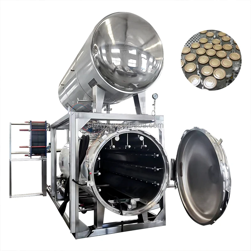 Stainless Steel Industry Autoclave Retort Machine Price Retort Sterilizer Autoclave For Cans Food