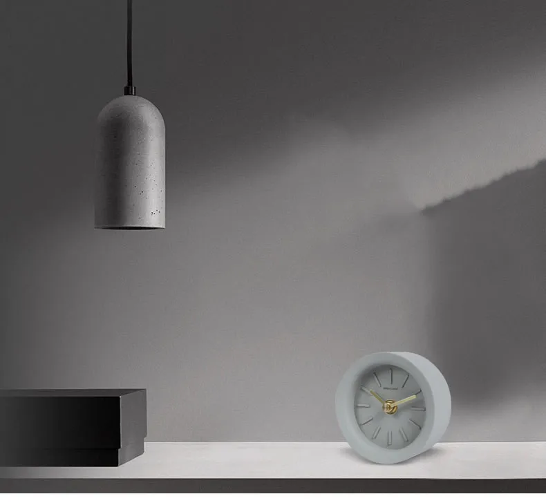 
Nordic style contracted species table clock suitable for bedroom living room kitchen home decoration 