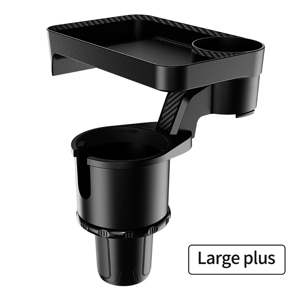 Cross-border hot car 360-degree rotating dinner plate car beverage coffee burger water cup small table rack tray