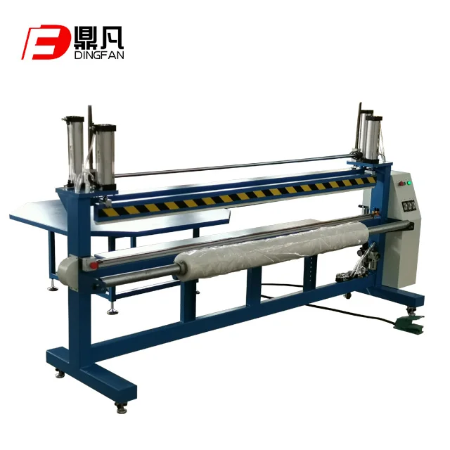 Film packaging machine closure tight packaging exquisite rotating work table is suitable for mattresses of different heights