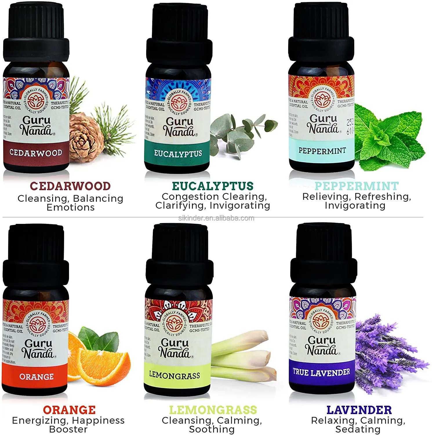 manufacturers wholesale 100% natrual fruit plant 6pcs/sets skin beauty oil moisturizer lifting oil essential for face skincare