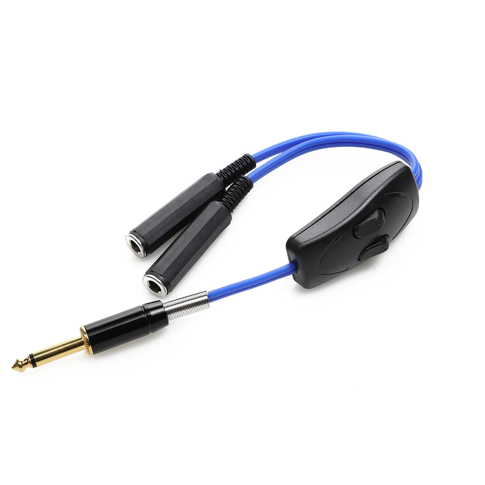 1 To 2 Switch Cable RCA Cable High Quality Professional RCA Cable Durable Tattoo RCA Cord for Tattoo Supply
