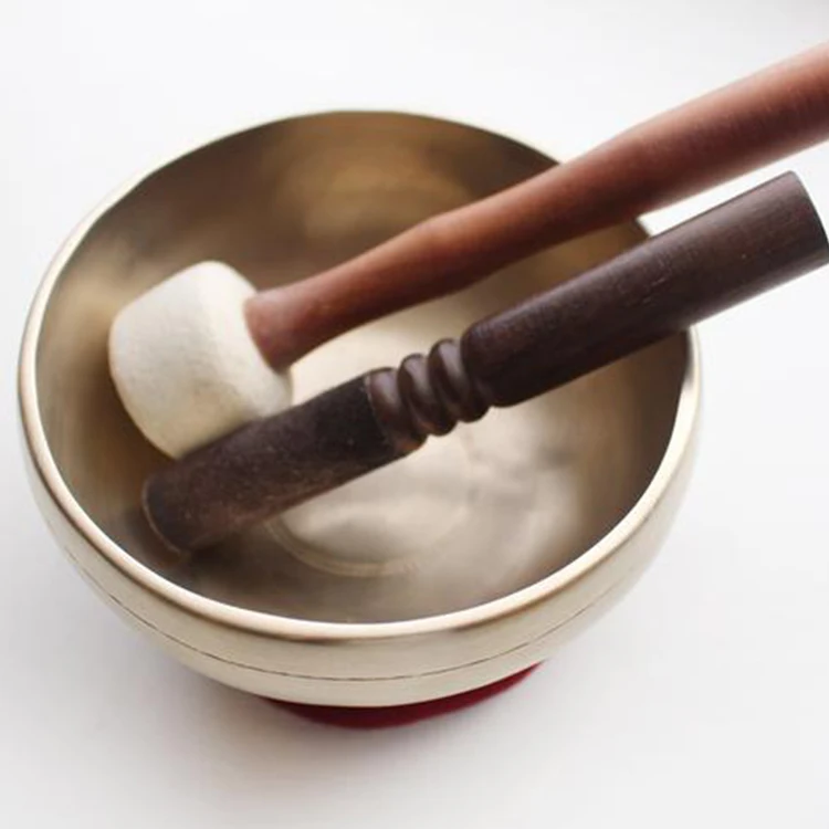 
Sangha Therapy Note # E Tibetan Singing Bowl With Cushion And Mallet 