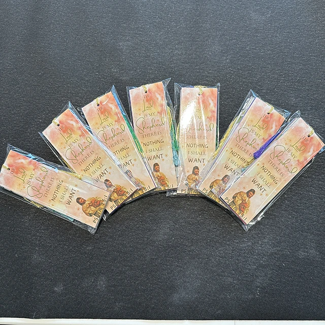 Оптовая продажа закладки на заказ пустые термопереводные бумажные объемные ручки с отверстием и красочными кисточками