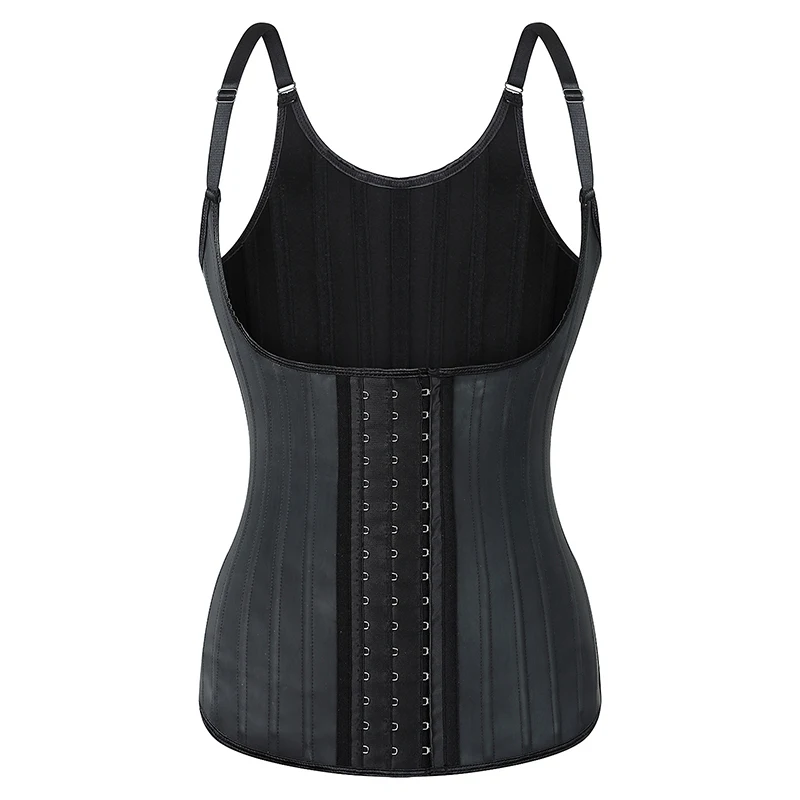 Wholesale Women Sexy Underbust Corset Adjustable Strap Waist Trainer Latex Shaperwear Vest 25 Steel Bone Body Shaper Corset