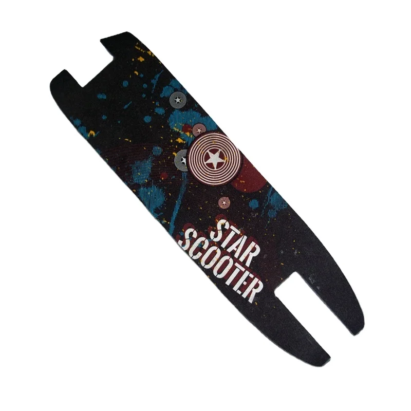 Black PVC Skateboard Grip Tape 9' x 33' Anti-Slip Snowboard Stickers Waterproof 1mm Thickness Single-Sided Silicone Adhesive