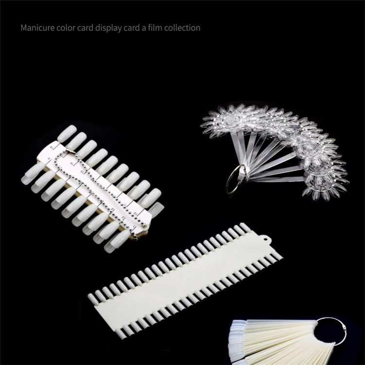 Factory direct supply variety plastic nail display nail polish color chart