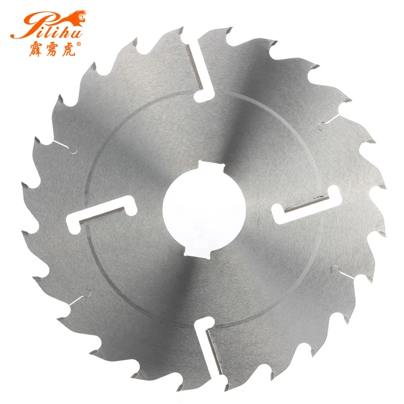 400*4.0/3.0*24T+4 Woodworking Disc Carbide Electric Disk Saw Blade For Cutting Wood And Log With Rakers