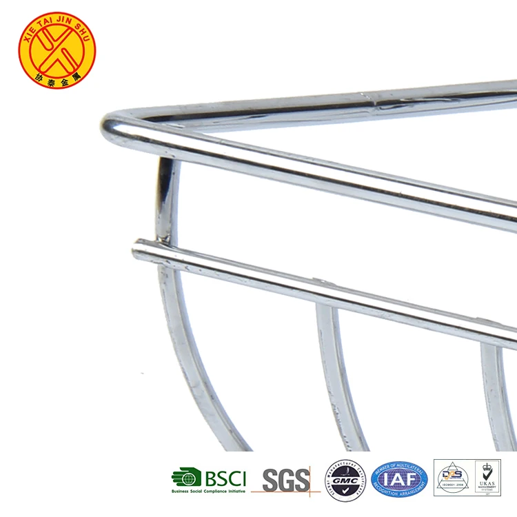 Best selling showers bathroom metal shower mesh wire corner shelf