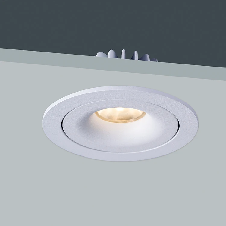 led downlight usa 7W dimmable ceiling light chrome waterproof For Dinning Room High quality cob downlightled lifud driver