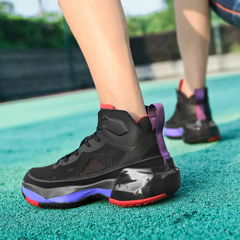 Wholesale Professional OEM High Top custom logo New Fashion Athletic Sport Basketball Shoes