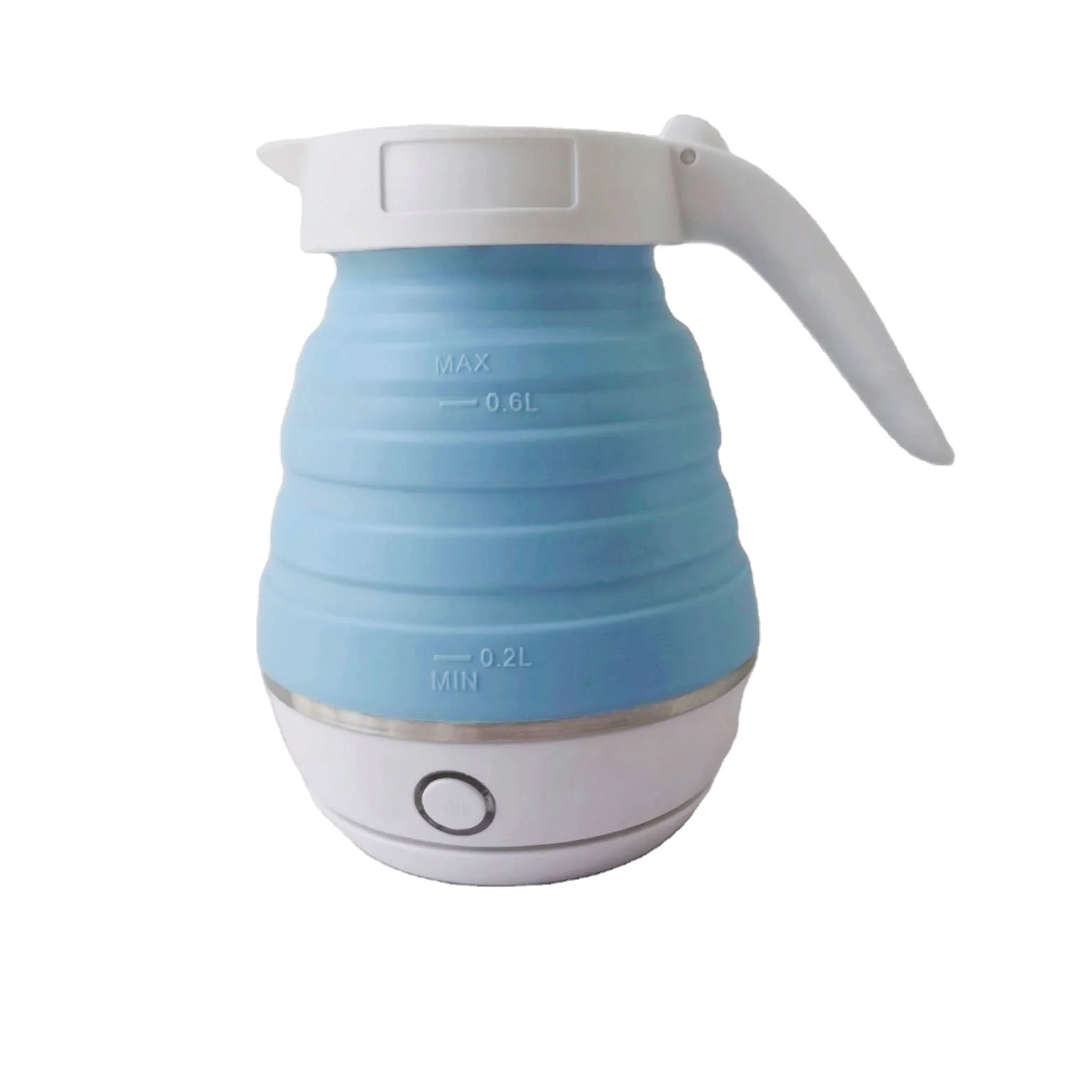 
2021 hot sale home electronics kitchen appliances foldable collapsible portable traveling hotel silicon Electric Kettle 