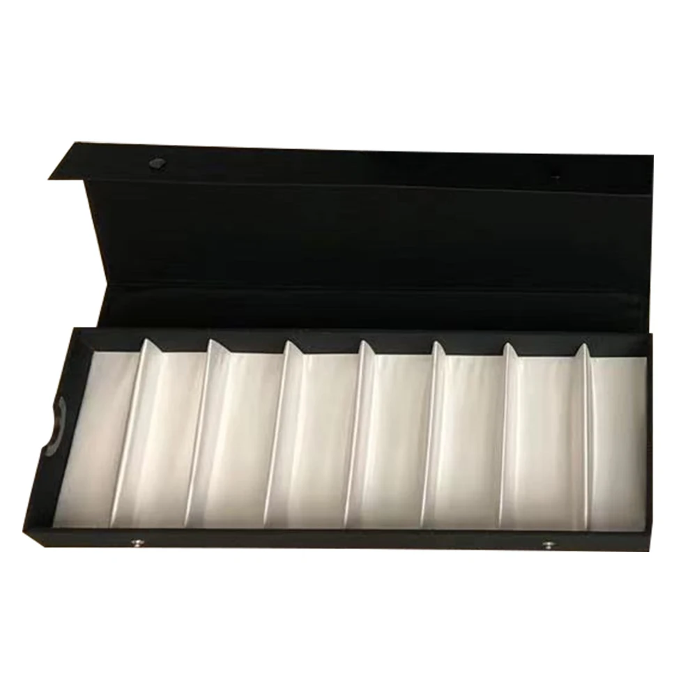 Shinetai No MOQ Black EVA 108 Slots Optical Trays Bag Sunglasses Wheel Luggage Glasses Eyewear Suitcase