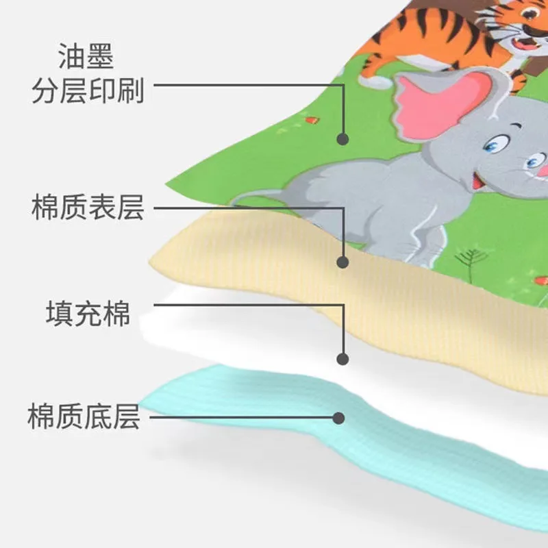 Wholesale Soft Baby Washable Book Ocean Farm Jungle tail Animals story book baby soft Fabric cloth book for Baby Toy