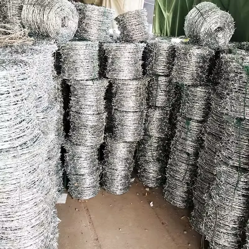 Direct selling 304 stainless steel barbed wire garden green wire fence barbed wire isolation net supply