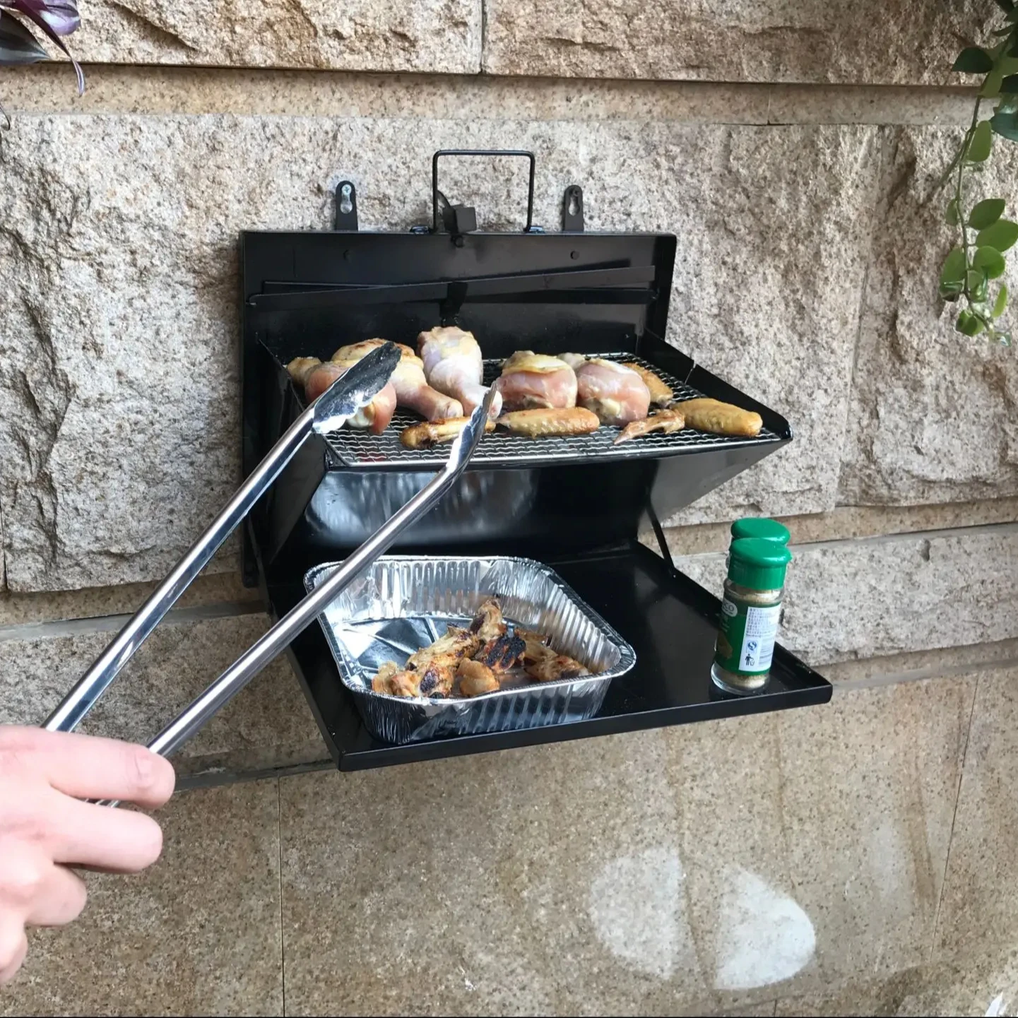 bbq grill tools set for outdoor barbecue camping grill stainless steel roasting pan for