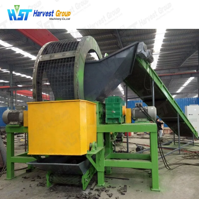 Waste rubber crusher machine/rubber tire recycling machine