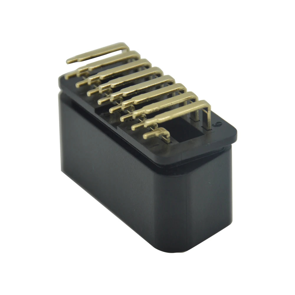 
custom wholesale quality 16 Pin Male Obd2 obd pcb connector 