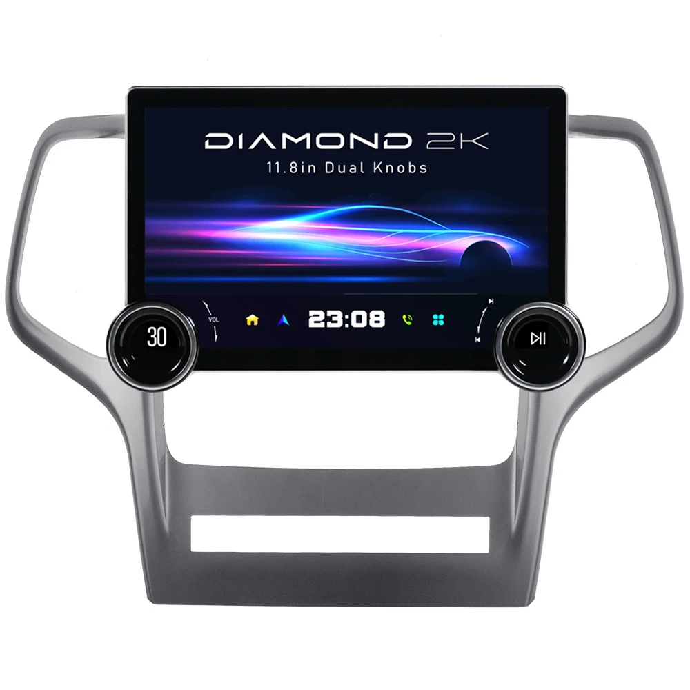 BARFOND 10 Core Android 12  2K Touch Screen Car Radio Player For Jeep Grand Cherokee auto Carplay DSP