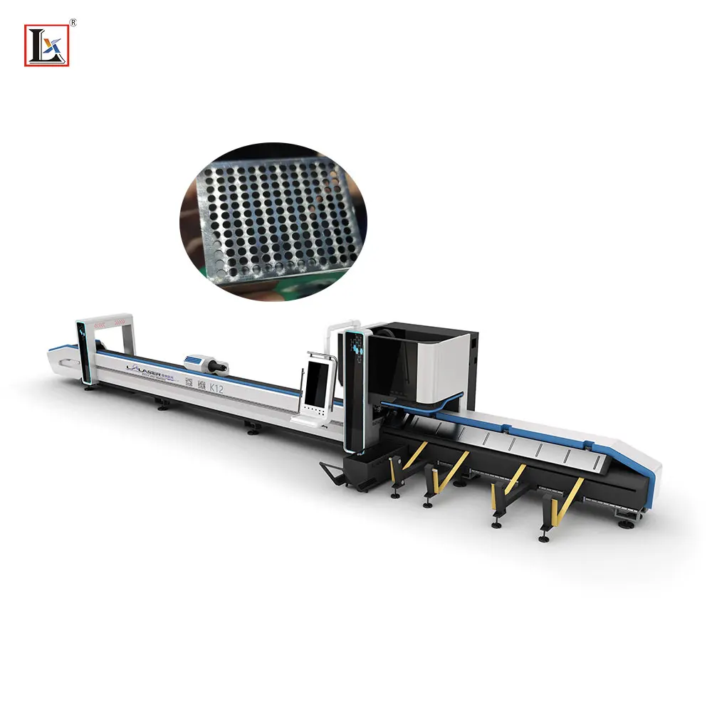 LX Laser new product K series LX-K120 High-speed precise 3D laser pipe cutting machine