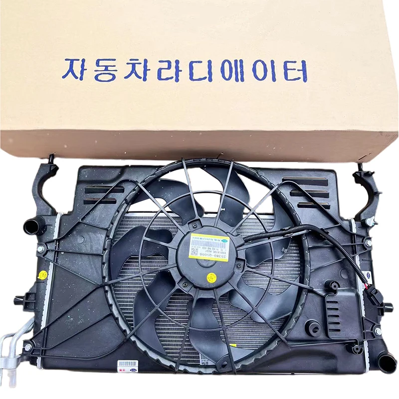 Factory price  Auto Cooling System New Auto aluminium Radiator Condenser Fan Assy 25310Q5050 for Kia Seltos 2019-2023 1.6 turbo