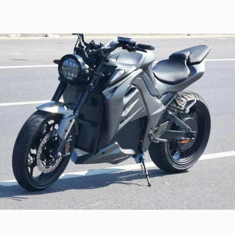 20000w power 72v 120ah lithium battery black color electric motorcycle for Canada