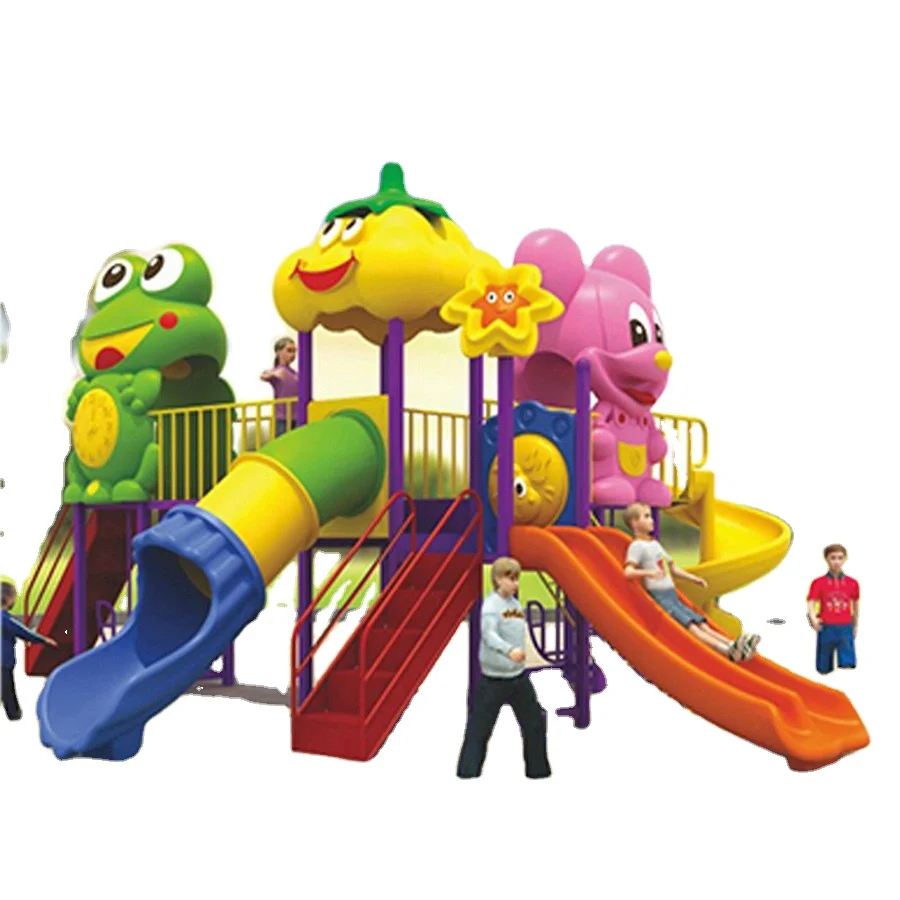 Children Play Game park kids slide plastic children kids play area outdoor playground equipment For park