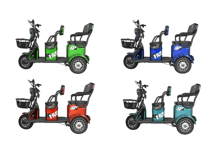 New Style 600W high power 48V 20AH 32AH 3 wheel paseador triciclo eletrica adulto Electric tricycle For adulto