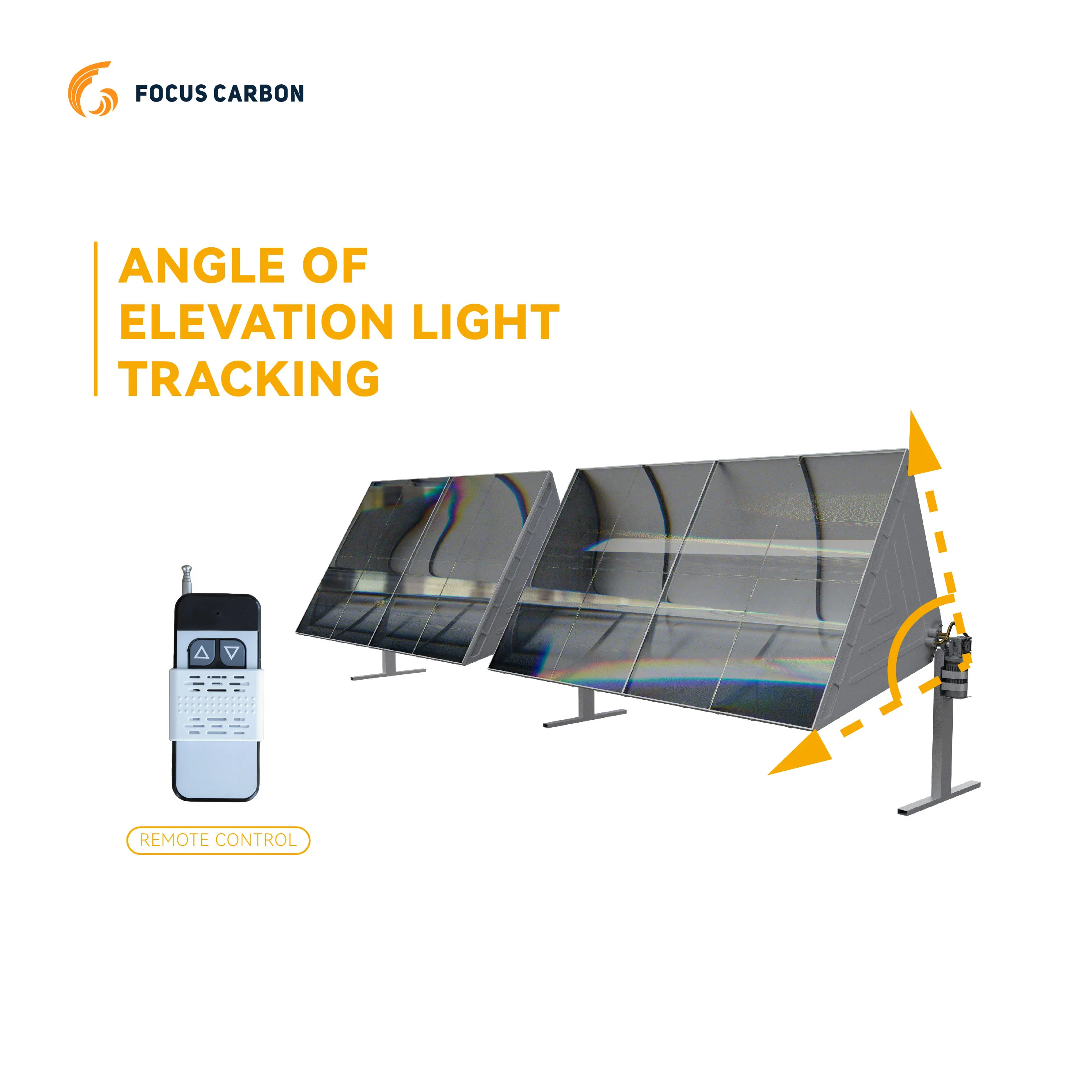 Hot sell concentrated solar power solar mirror for Focus Carbon solar thermal power