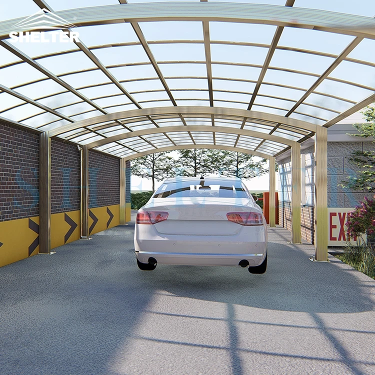 Modern 10x10 Metal Carport Car Shed Metal Frame Storage Sheds