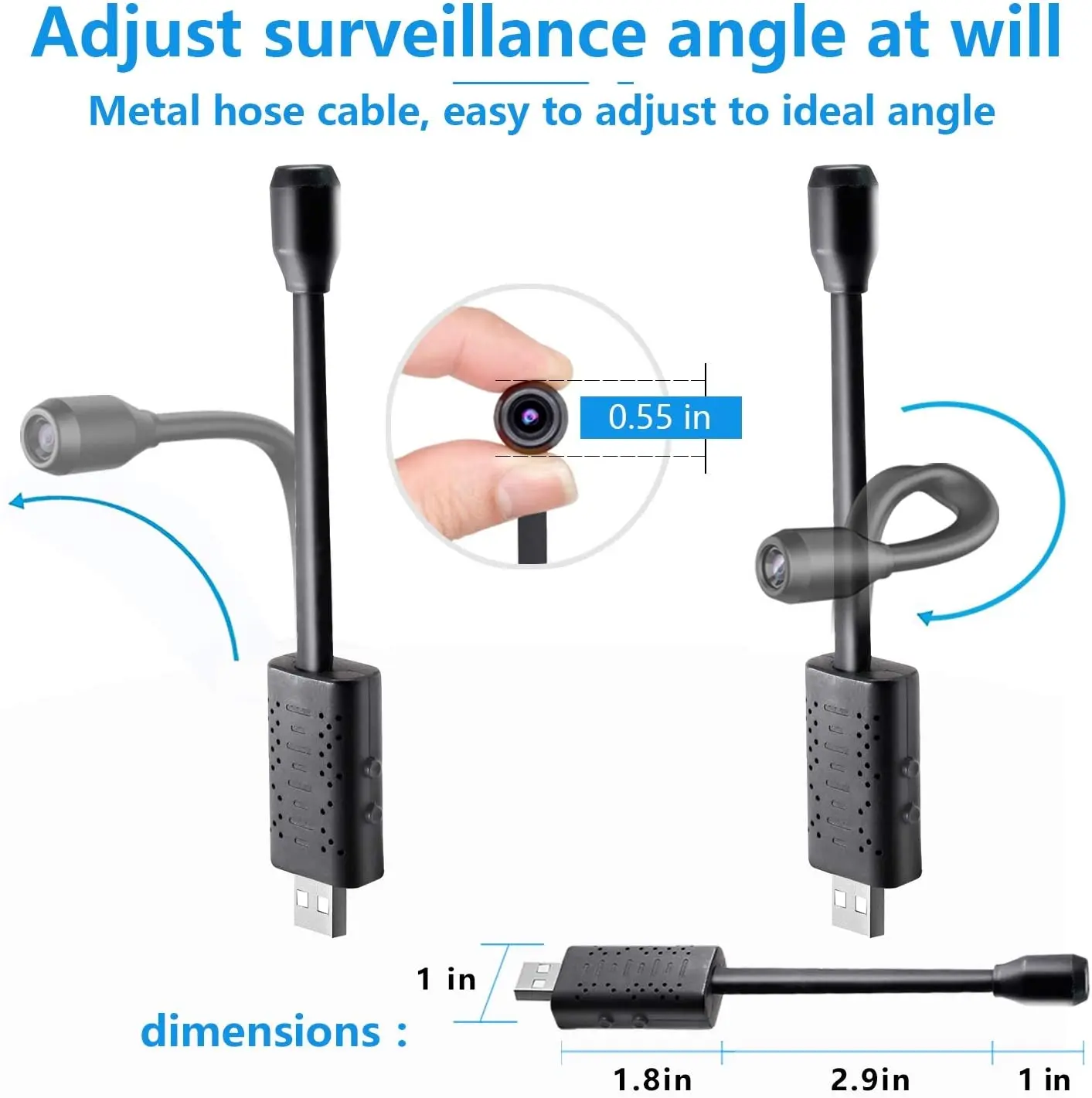 Hot selling Spy USB Hidden Camera Portable IP Wireless Home Security  WiFi Mini Hidden Camera