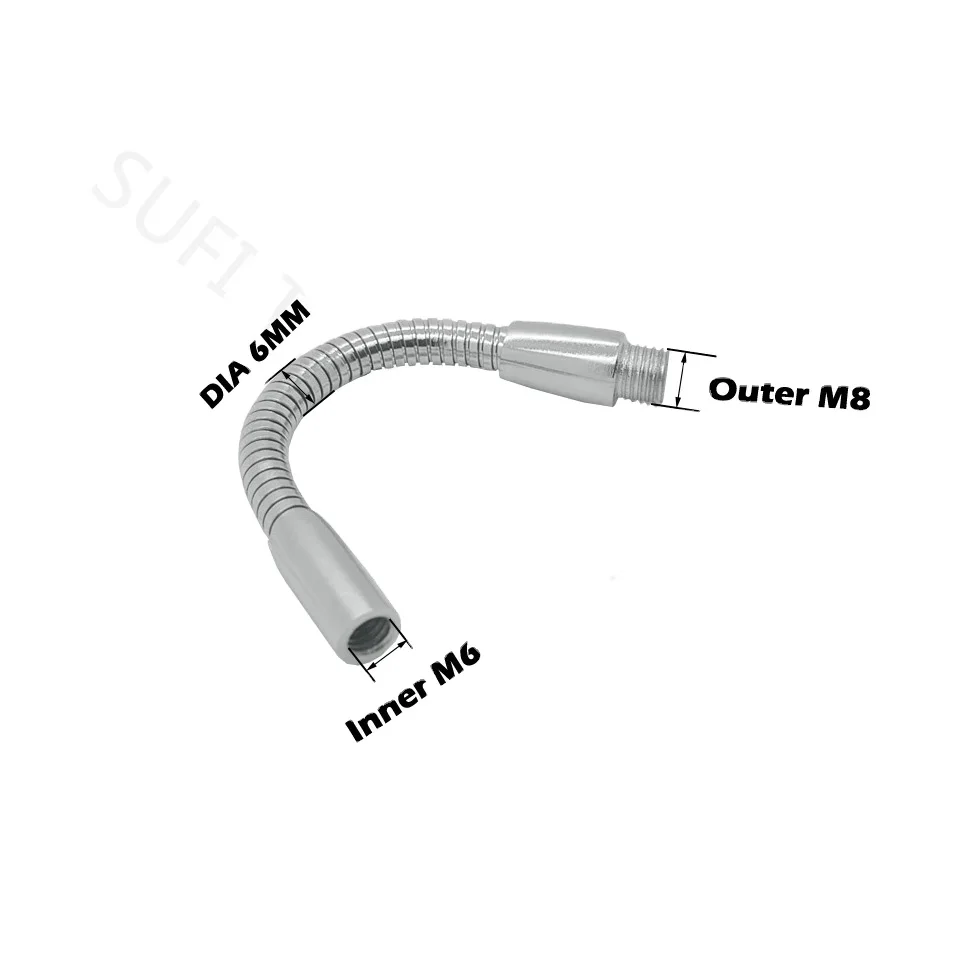 Eye Protection Wall Lamp 360 Degree Rotation LED Gooseneck Tube Spotlight Sconces Study Reading Wall Mounted Switch Lamp