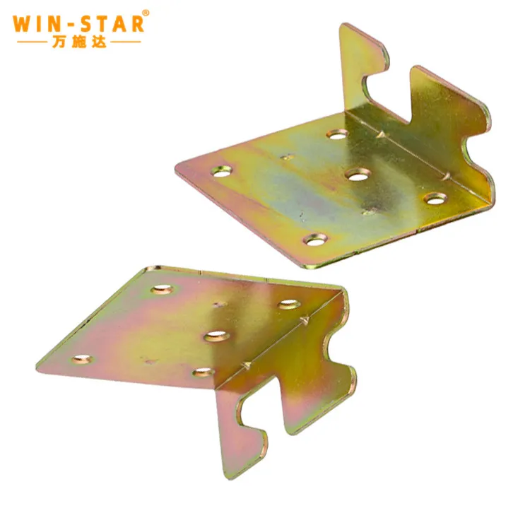 WINSTAR Metal furniture connectors Brackets color zinc  90 Degree Corner  fastener fitting accessory
