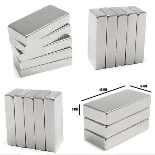 Origin in China manufacturer Guangdong N45 strong magnetic 5000 Gauss for large machine part use neodymium bar magnet