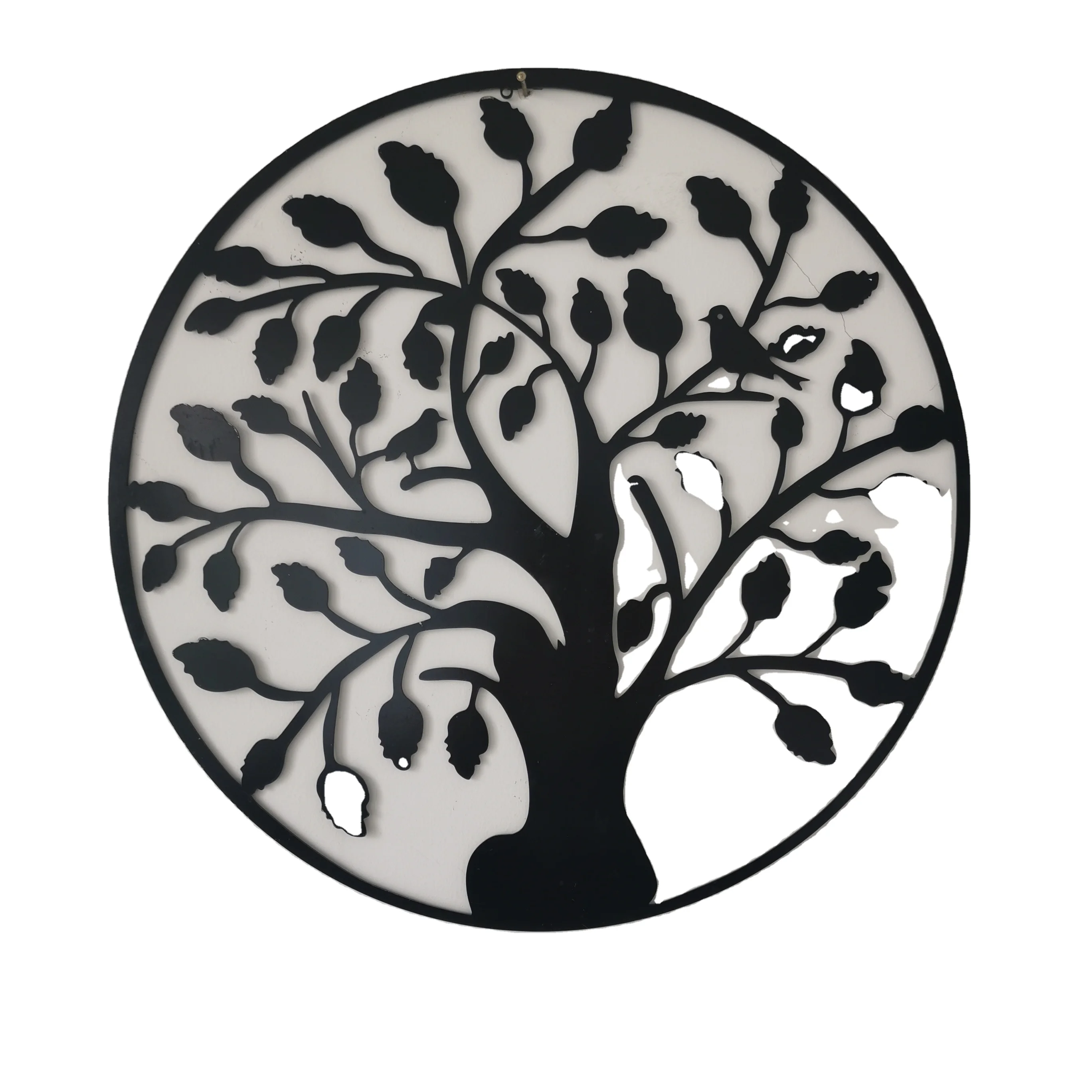 Laser Cut Metal Art Deer Hanging  Frame Wall Decoration For Indoor Outdoor