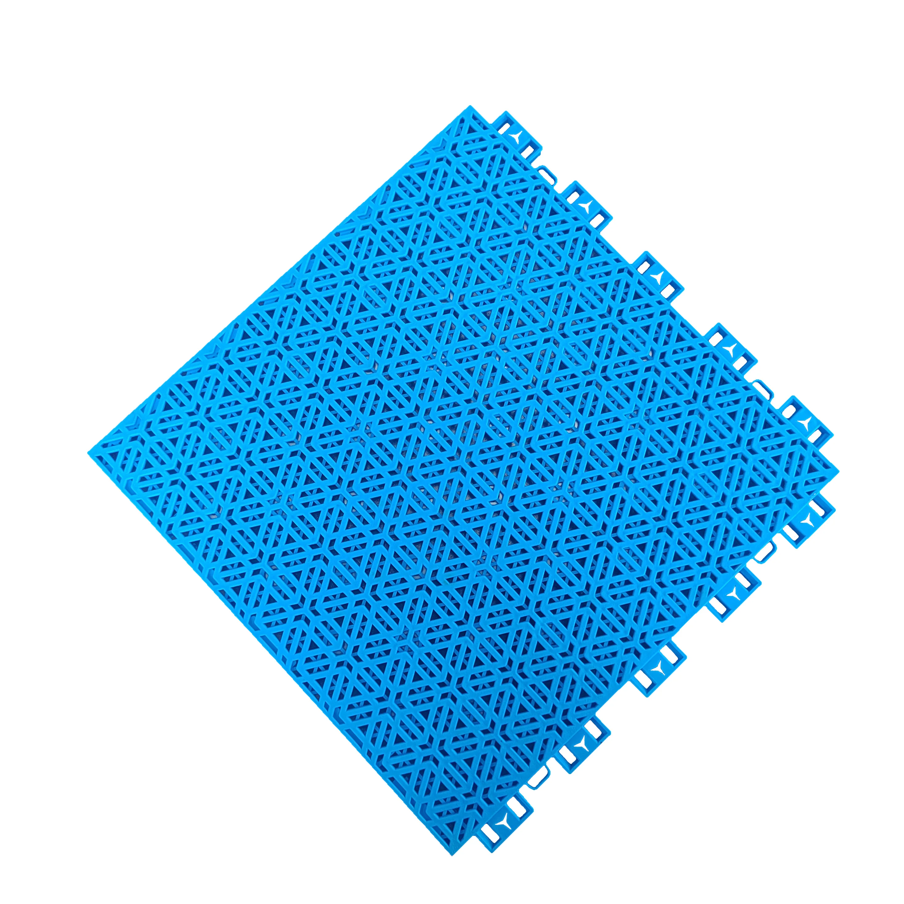 Сцепляющиеся полипропиленовые плитки, спортивный пол, уличный пол для баскетбольной площадки