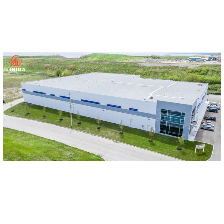 Prefab Construction Steel Structure Framed Commercial Office Building Steel Structure Building With Drawing Design