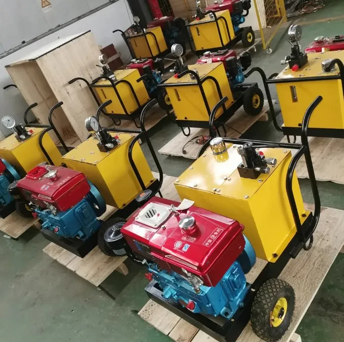 8 HP diesel pump station Hydraulic Wedge Rock Splitter