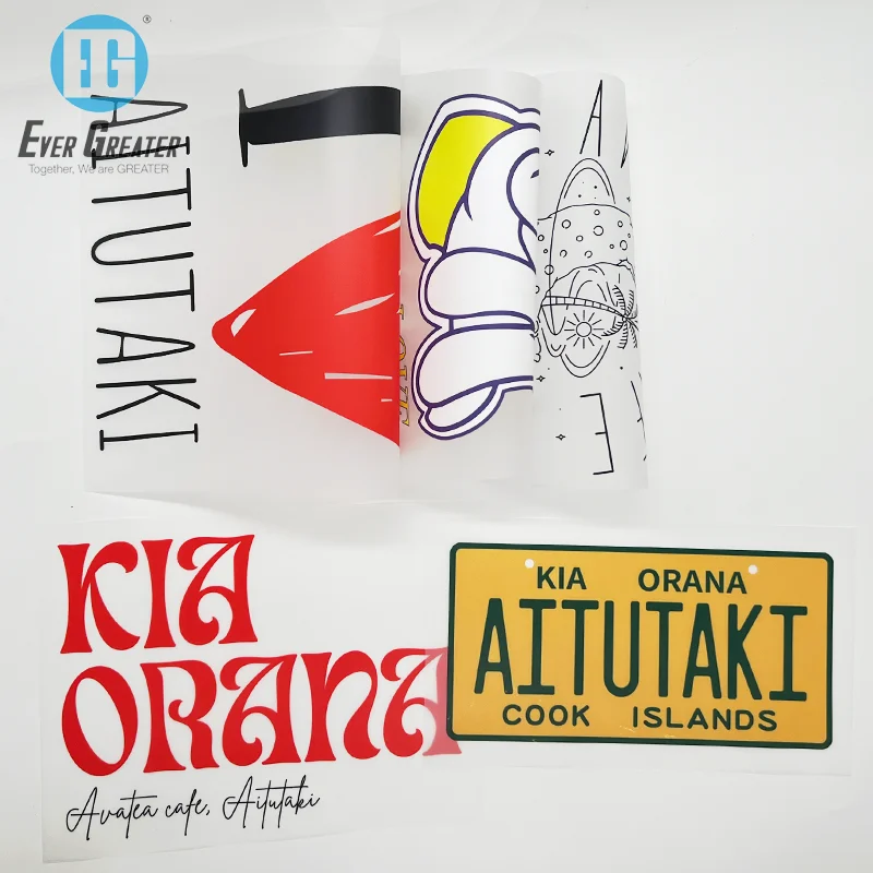 New Products Free Design Demand Customization PET Ceramic Printer Clear Water slide Decal Heat Transfer Sticker