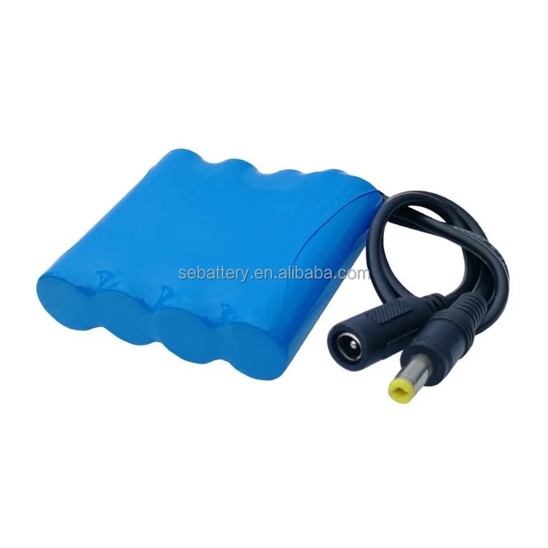 Sun Ease OEM Li-ion 2S2P rechargeable 18650 2200mAh 2600mAh cells7.4v lithium battery pack 7.4v 4400mah